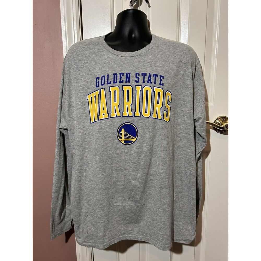 Fanatics Golden State Warriors Long Sleeve T Shirt Mens XL Large Grey - Picture 1 of 6